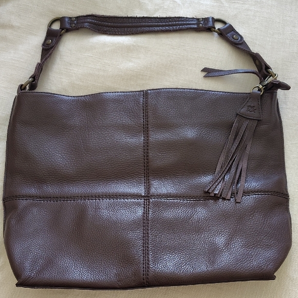 Elegant Brown Leather Women's Bag - Picture 1 of 8